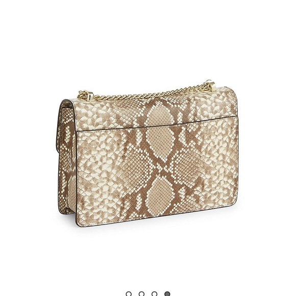 Snakeskin Flap Purse - Picture 2 of 8